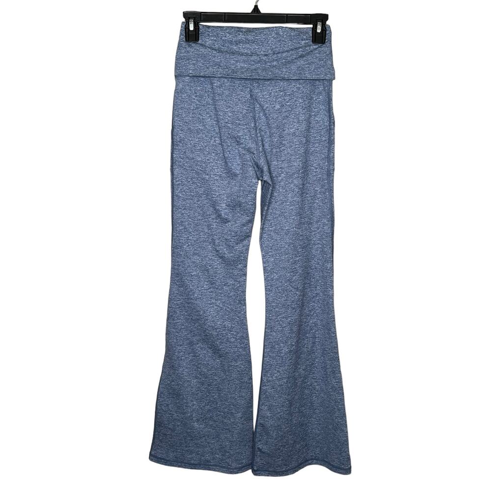 Aerie Offline American Eagle Hugger Flare Leg Blue Heather Legging Medium